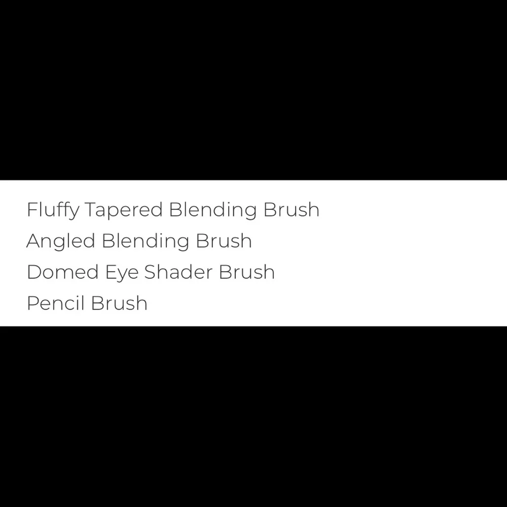 Eloise Beauty Prism Luxury Eyeshadow brush set